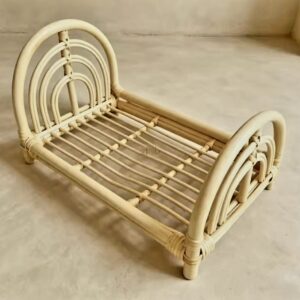 Cama vime cabeceira circular